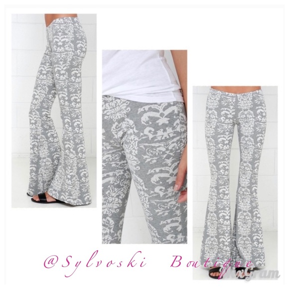 ๐ฅO'NEILL MAISEY GREY FLARE PANTS NWT - Picture 2 of 10